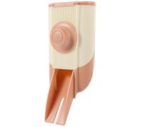 Cabilock Hanging Bunny Feeder Rabbit Feeder Pp Material Easy to Clean Hanging Design Pink Suitable for Caged Pets