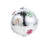 Cabilock Hanging Disco Ball Mirror Ball Decor - Reflective Mirror Sphere Ornament for Music Festivals, Stage Lighting Party Decorations