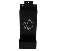 Cabilock Hanging Iron Oyster Shell and Grit Feeder for Chickens with Separate Feeding Tray, Dual-purpose Design Fits Coop Types, Essential Chicken Coop Accessory for Poultry Feeding