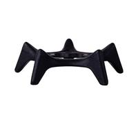 Cabilock Heat Insulating Kettle Holder Iron Water Kettle Rack Star Shape Design Stable Easy to Maintain Black Desktop Decoration Housewarming