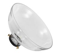 Cabilock Heat Resistant Hand Blown Glass Lampshade Funnel Shape Transparent Replacement for Pendant Table Lamps Soft Light Diffusion Borosilicate