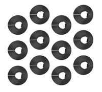 Cabilock Heating Pipe Decorative Ring 12Pcs PVC Round Radiator Cover for Bathroom Wall Hole Protection
