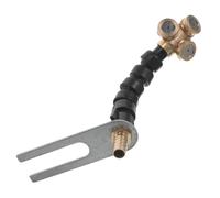 Cabilock Heavy Duty Brass 3-nozzle Sprinkler Truck Nozzle with 360° Adjustable Spray Head, Quick Install Cooling Spray Fitting for Road Dust Suppression and Brake Cooling Water Sprayer