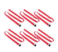 Cabilock Heavy Duty Nylon Tie down Straps Excellent Carrying Capacity 6pcs with Sturdy Buckle for Securing Luggage and Cargo Suitable for Use the Road in Transit