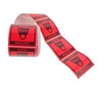 Cabilock Heavy Object Warning Stickers Team Lift Labels 80X80Mm Red 500 Adhesive Labels Roll for Moving Boxes and Careful Handling