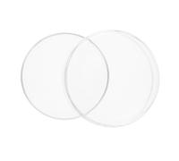 Cabilock High Borosilicate Glass Petri Dish Culture Dish for Laboratory Use Reusable and Lightweight Agar Plates for Science Supplies and Experiments