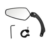 Cabilock High Definition Bike Handlebar Mirror Rotatable Rearview Left Side Bicycle Accessory for Mountain and Road Bikes Safe Visual Riding Experience