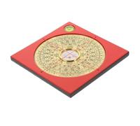 Cabilock High-precision Copper Chinese Feng Shui Compass Luo Pan Multi-functional Taoist Directional Tool for Feng Shui Measurement and Desktop Decoration Random Color