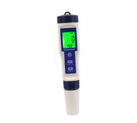 Cabilock High Precision Digital Saltwater Tester for Aquarium Seawater with Backlight Portable Salinity and Ph with Temperature Measurement Lightweight and Use Water Quality Pen