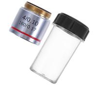 Cabilock High Resolution Objective Lens for Biological Microscopy Durable Construction Easy Installation Clear Imaging for Detailed Observations of Samples