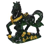 Cabilock High Temperature Color Changing Tea Pet Figurine Chinese Horse Statue for Tea Ceremony Fade Resistant Desk Ornament for Home Office Decor