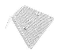 Cabilock High Visibility Reflective Road Delineator Marker with Single Bracket and Iron Pavement Reflector for Driveways and Traffic Safety Weather Resistant Road for Enhanced Night