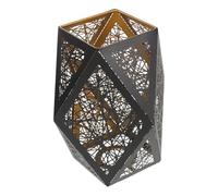 Cabilock Hollow Out Metal Lampshade with Cut Iron Design Easy to Install Light Cage Guard for Ambient Soft Diffused Lighting Vintage Industrial Replacement Lamp Cover for Contemporary