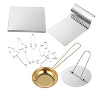 Cabilock Honeycomb Candy Mold Kit Cookie Cutters 9pc Different Shapes Game Needles Spoon Reusable Candy Maker for Baking Party Challenge