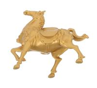 Cabilock Horse Statue Miniature Metal Ornament for Desk Decor Feng Shui Symbol of Prosperity and Success Compact Chinese Style Animal Figurine for Home and Office Business and Festive Gift