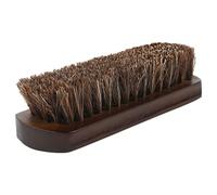 Cabilock Horsehair Leather Shoe Cleaning Brush Soft Wooden Handle Polish Brush for Boots and Shoes Gentle Care for Delicate Leather Dirt and Grime Removal Comfortable Grip for Easy Use