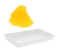 Cabilock Human Fat Model with Base 1-Pound Human Fat for Teaching and Demonstration Fitness Education Display for Nutrition and Health Studies
