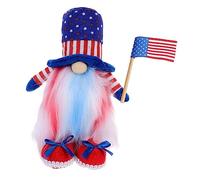 Cabilock Independence Day Gnome Doll Decor Festive Gnome Ornament for Home Unique Shoe Design for Celebrating Independence Day Amusing Table Adornments