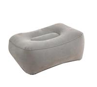 Cabilock Inflatable Foot Rest Cushion to Reduce Leg Swelling with PVC Flocking Fabric Multi-Functional Footstool for Travel for Flights and Train Journeys
