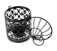 Cabilock Iron Candle Holder Tapered Candlestick Holders Decorative Candlestickcandlestick Christmas Decor Carved Flower Style