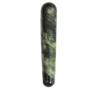 Cabilock Jade Massage Stick for Face and Body Relief, Portable Green Phoenix Jade Acupressure Tool for Meridian Therapy and Skin Cell Stimulation