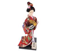 Cabilock Japanese Kimono Doll Ornament for Desktop Decoration Authentic Maiko Geisha Figurine with Traditional Kimono Japanese Style Table Decor for Restaurants and Home Display