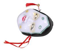 Cabilock Japanese Style Cosplay Mask Unisex Plastic Theater Performance Prop for Halloween Costume Party Traditional Japanese Visual Impact
