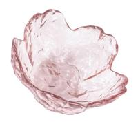 Cabilock Japanese Style Glass Nail Art Holder Cup Multipurpose Manicure Pen Washing Dish Decorative Crystal Cherry Blossom Design Nail Accessory for Acrylic Liquids and Charms Storage