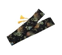 Cabilock Japanese-Style Silk Sword Storage Bag with Tassel Lightweight Portable Tai Chi and Kung Fu Carry Case Ancient Pattern Chinese Martial Arts Pouch for Swords Artwork and Outdoor Use