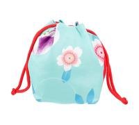 Cabilock Jewelry Drawstring Pouch Small Storage Bag for Jewelry Sundries Green Japanese Design Easy Open Close for Parties Women