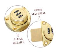 Cabilock Keyless Cabinet Password Lock Zinc Alloy Anti-Theft Drawer Lock with Installation for Wardrobes Shoe Cabinets and Cupboards Security Latch