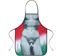 Cabilock Kitchen Apron Novelty Cooking Apron for Men Funny David Statue Apron for Adults for Grilling BBQ Baking Kitchen Party Funny for Men