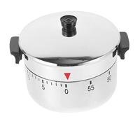 Cabilock Kitchen Mechanical Timer Novelty Pressure Cooker Shaped Countdown Timer for Cooking Manual