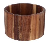 Cabilock Kitchen Wooden Tableware Rack Decor Cooking Utensil Crock Kitchen Tool Storage for Countertop Utensil Holder Wood Cutlery Storage Rack Acacia Brown