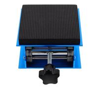 Cabilock Lab Jack Scissor Lift Stand Aluminum Platform with Shock-absorbing Sponge Stable Laboratory Support for Chemistry Biology Physics Experiments Height