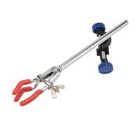 Cabilock Laboratory Beaker Clamp Lightweight Alloy Three-Prong Holder with Adjustable Flask Fixing Clip Corrosion-Resistant Laboratory Accessory for Scientific Research and Teaching