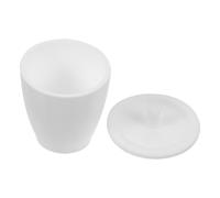 Cabilock Laboratory Crucible with Lid Ptfe Crucible Cup for Chemistry Food Research Prevents Volatilization Accurate Experimental Results