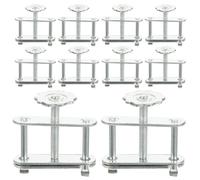 Cabilock Laboratory Tubing Clamps Adjustable Flow Control Clips for Student Use and Experimental Teaching 10Pcs