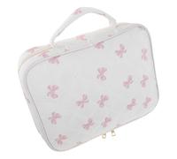 Cabilock Large Bible Tote Bag for Women with Quilted Polyester Material, Portable and Waterproof Bible Organizer Bag Featuring Roomy Compartments, Handle, and Pockets, for Study Groups