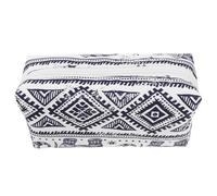 Cabilock Large Capacity Makeup Pouch Travel Toiletry Bag with Versatile Compartments for Women Portable Cosmetic Organizer in Beige Elephant Design
