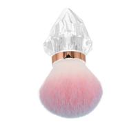Cabilock Large Soft Mushroom Brush for Makeup and Nails Pink Powder Brush with Unique Mushroom Shape for Loose Powder Blush Body Dusting Portable Beauty Tool for Travel and Nail Art