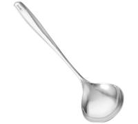 Cabilock Large Stainless Steel Serving Spoon for Kitchen and Buffets, Sturdy and Dishwasher Safe Food Portion Ladle Spoon, for Soup and Public Use