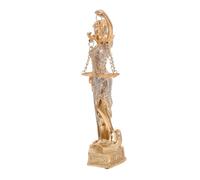 Cabilock Lawyer's Office Decor Vintage Justice Goddess Statue Home Decor Sculpture