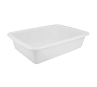 Cabilock Leakproof Laboratory Tray for Chemical Spill Containment and Storage Medium Deep Plastic Tray for Teaching Lab Supplies Organization Multipurpose Use