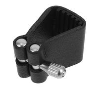 Cabilock Leather Saxophone Clip Fastener U-shape Soft Clamp for Alto Saxophone Easy Install Wind Instrument Accessory Replacement for Broken Clips