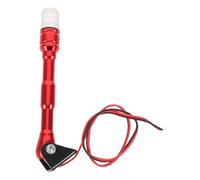 Cabilock LED Motorcycle Antenna with High Lumen Light Red Decor Antenna for Motorbike Exterior Modification Quick and Easy Installation Accessory for All-weather Riding