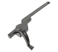 Cabilock Left-Handed Casement Window Crank Handle Zinc Alloy Manual Opener for Lower Hanging Inward Upper Hanging Outward Windows Easy to Install for Construction and Fire Protection