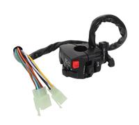 Cabilock Left Side Handlebar Switch Assembly for Motorcycles and Atvs Multi Function Control with Ignition Kill Start Light and Choke Durable Ergonomic Upgrade for DIY Riders