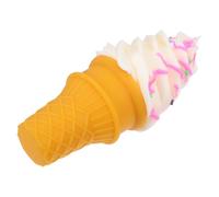 Cabilock Lifelike Fake Ice Cream Cone Model PVC Simulation Summer Photography Prop Bright Color Display Figurine for Home Shop Decoration