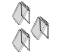Cabilock Light Shield Cover Guard 3Pcs Waterproof Wall Switch Protector Plates for Household Use